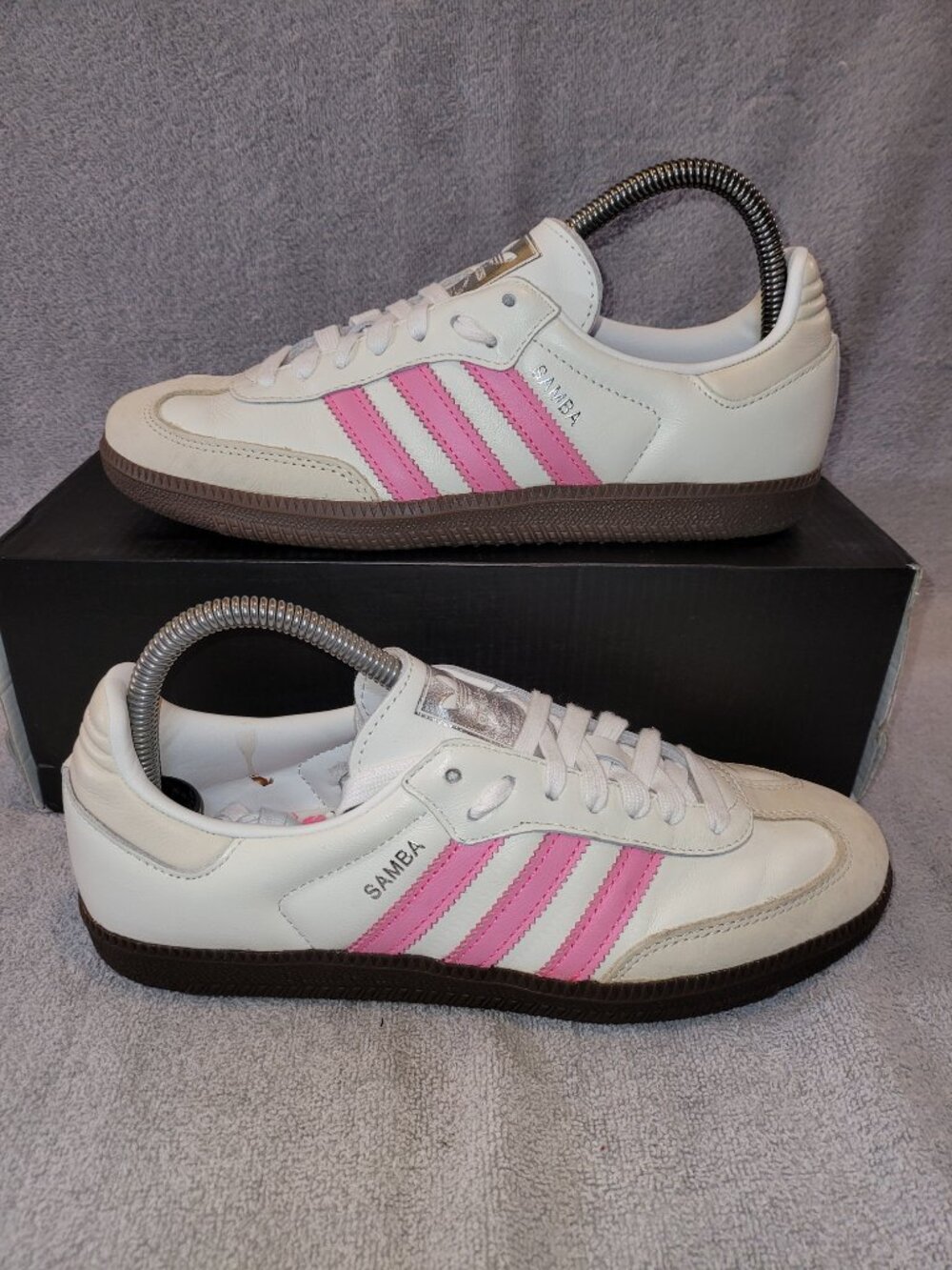 Adidas Samba OG Women’s Size 7.5 US Lucid Pink/Cloud White Gum Shoes IG1962